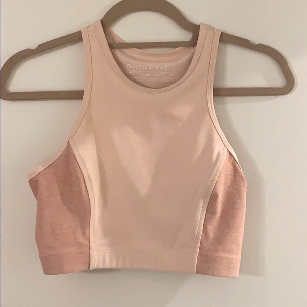Outdoor Voices X Madewell Crop Top Sports Bra